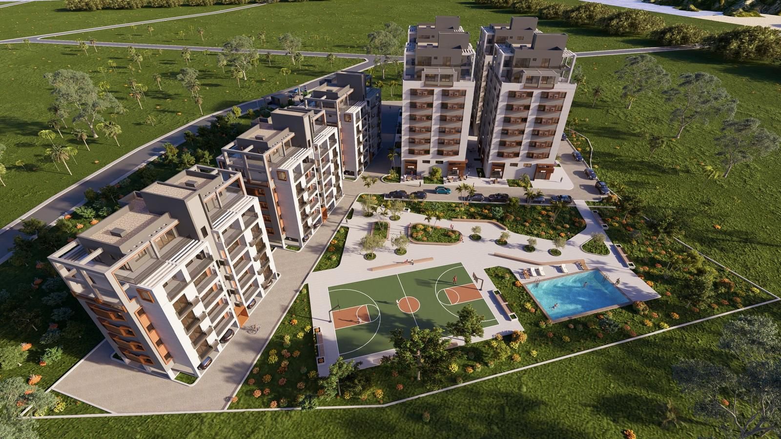 ONYX Orange Lefke kuşbakışı görünümü