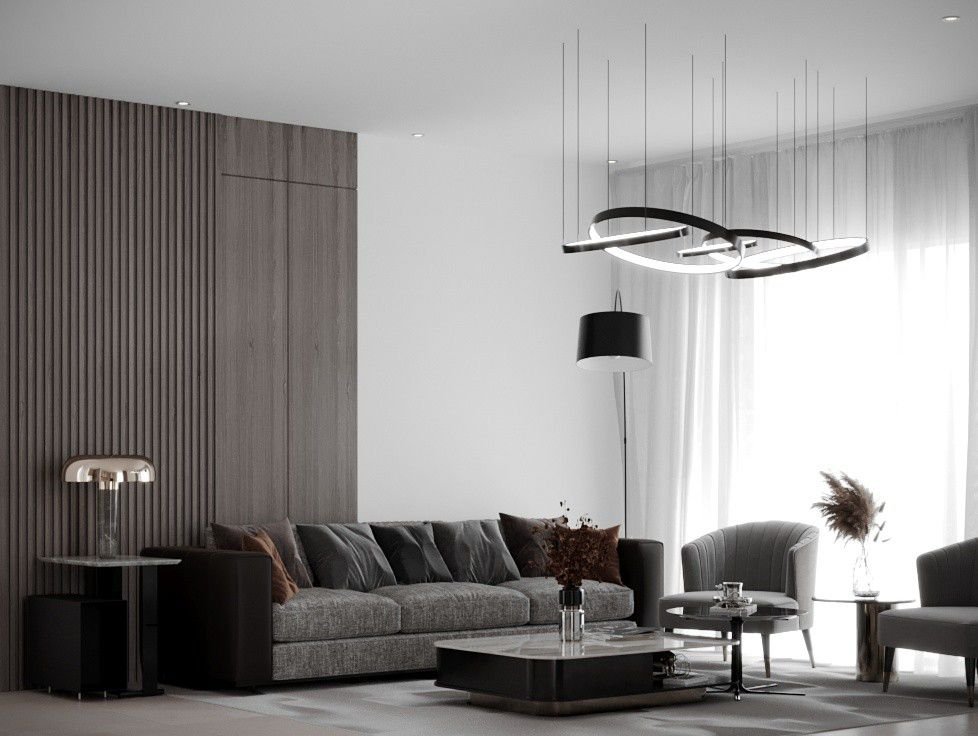 Modern salon tasarımı